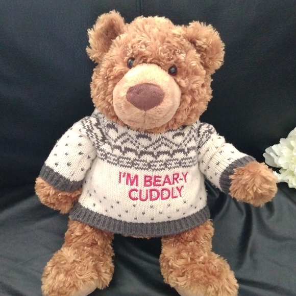 NWOT Bloomingdale's 2018 Limited Edition Holiday Teddy Bear - Picture 1 of 12